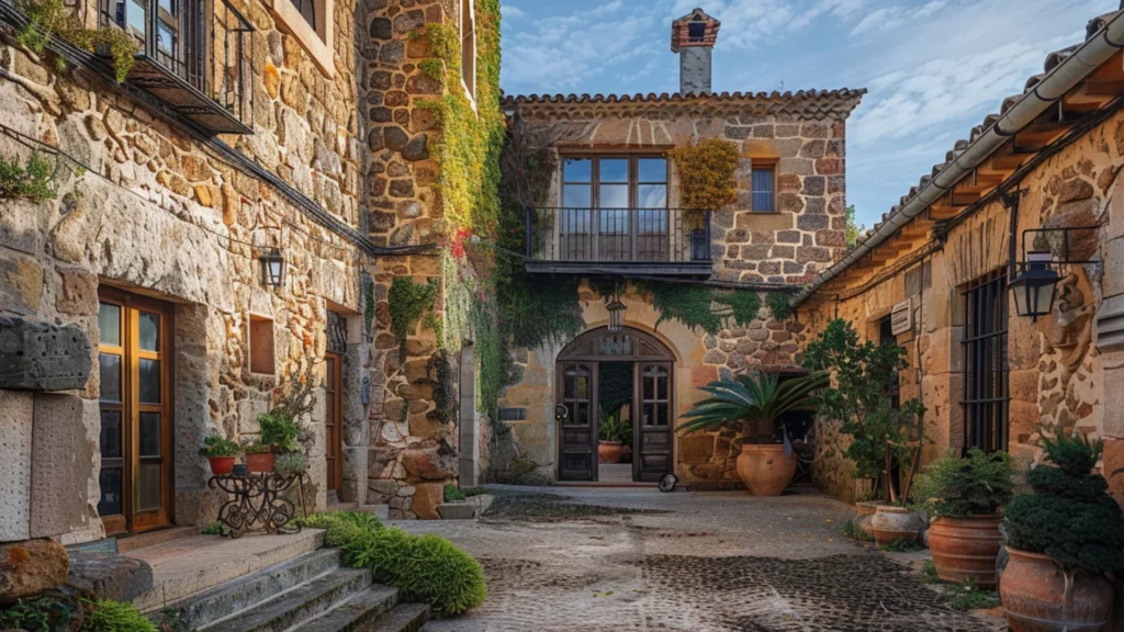 A historic building converted into a villa in Astorga, Spain, one of the best luxe travel spots in the world.