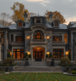 A cozy luxury vintage mansion