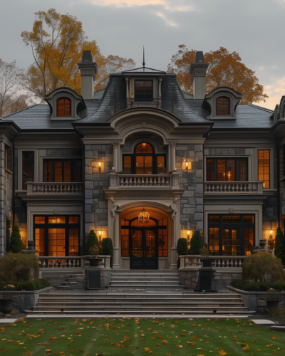 A cozy luxury vintage mansion