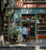 Condesa's charm: Where gourmet chocolate meets vibrant street life.