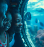 Family on a Barbados submarine tour.