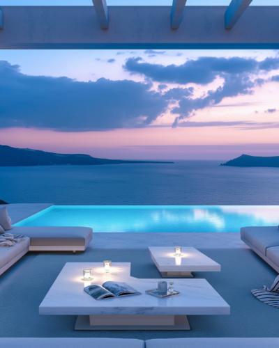 Luxury vacation rental in Rhodes, Greece.