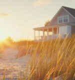 Modern North Truro Modern Vacation Home with coastal dune view