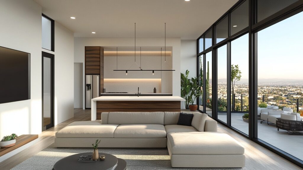 Modern hilltop Southwest Hills Short Term Rental with city view