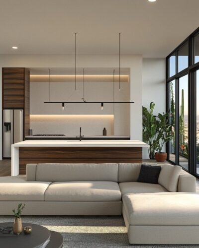 Modern hilltop Southwest Hills Short Term Rental with city view