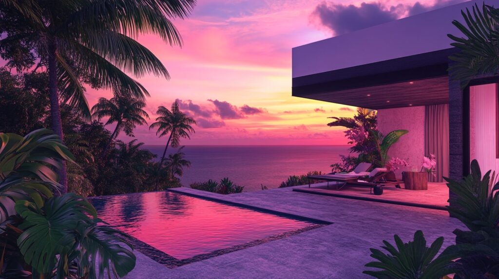 Tropical boutique villa at Fish Bay USVI Boutique Stays